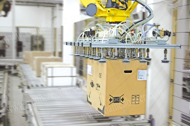 波纹管吸盘作业