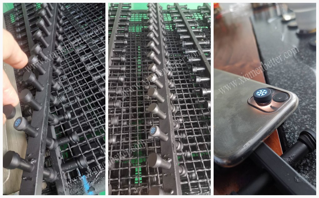 咖啡机按键喷涂治具