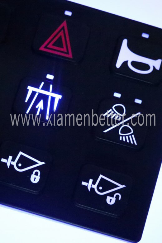 镭雕工艺按键 镭雕工艺按键